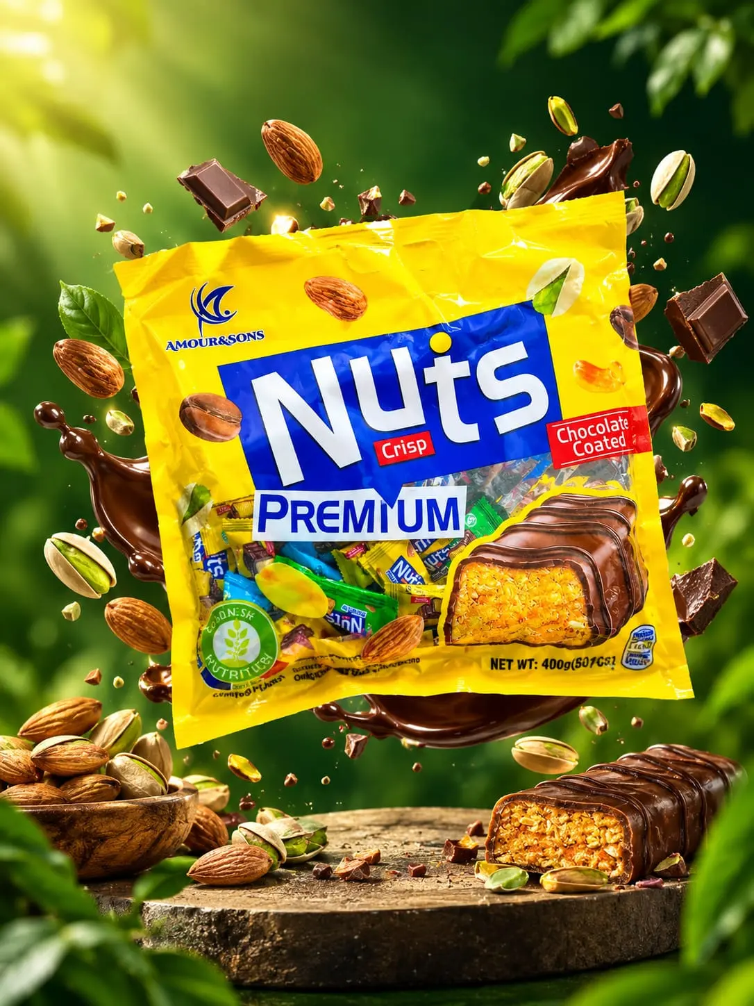 Nuts Crisp (Chocolate Coated)