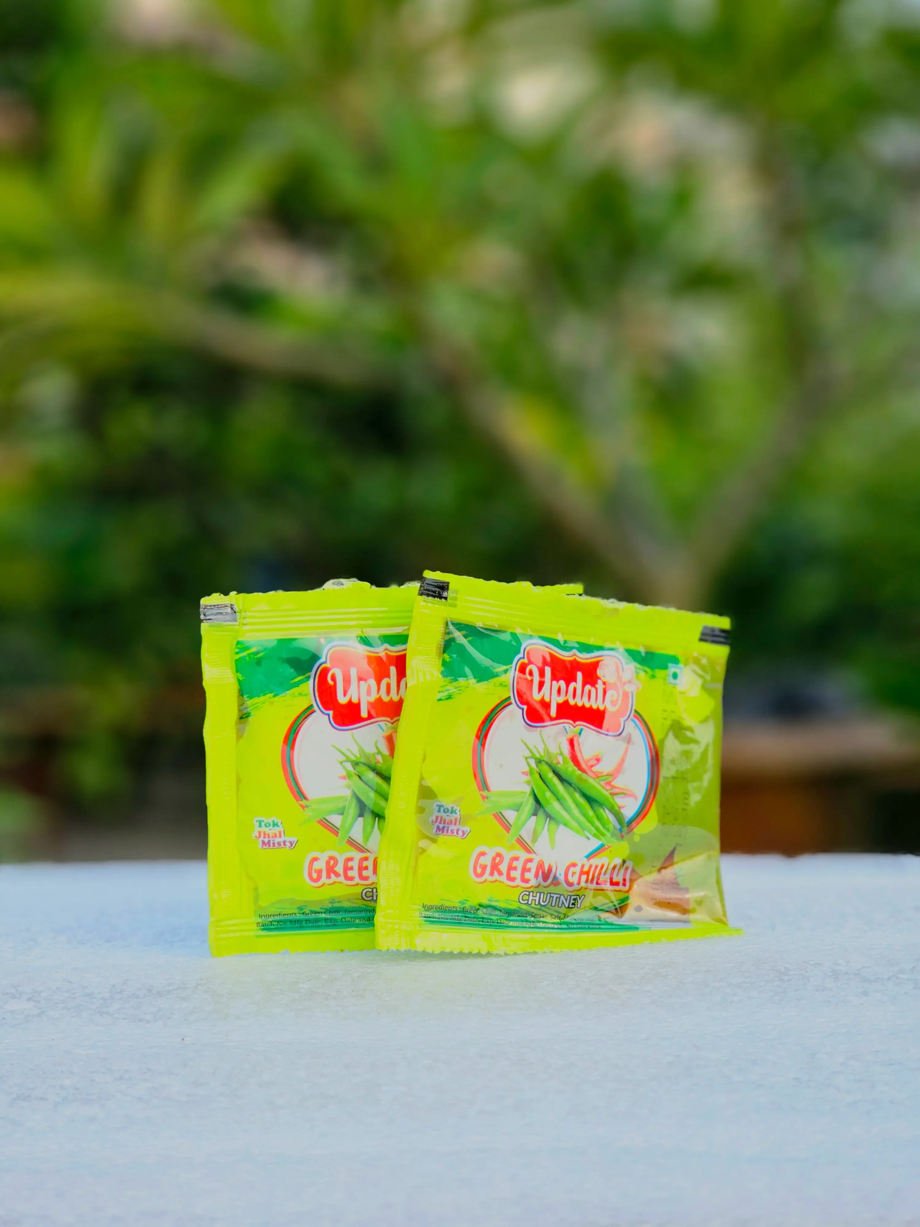 গ্রিন চিলি চাটনি (২০ পিস)