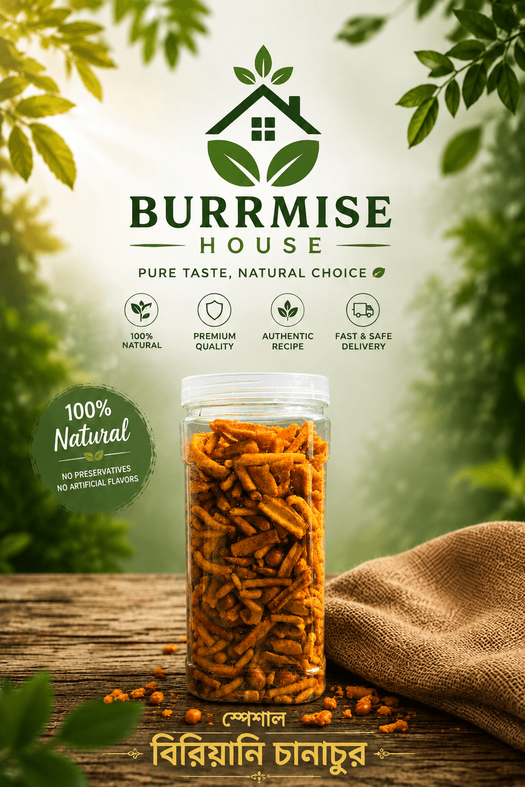 স্পেশাল বিরিয়ানি চানাচুর